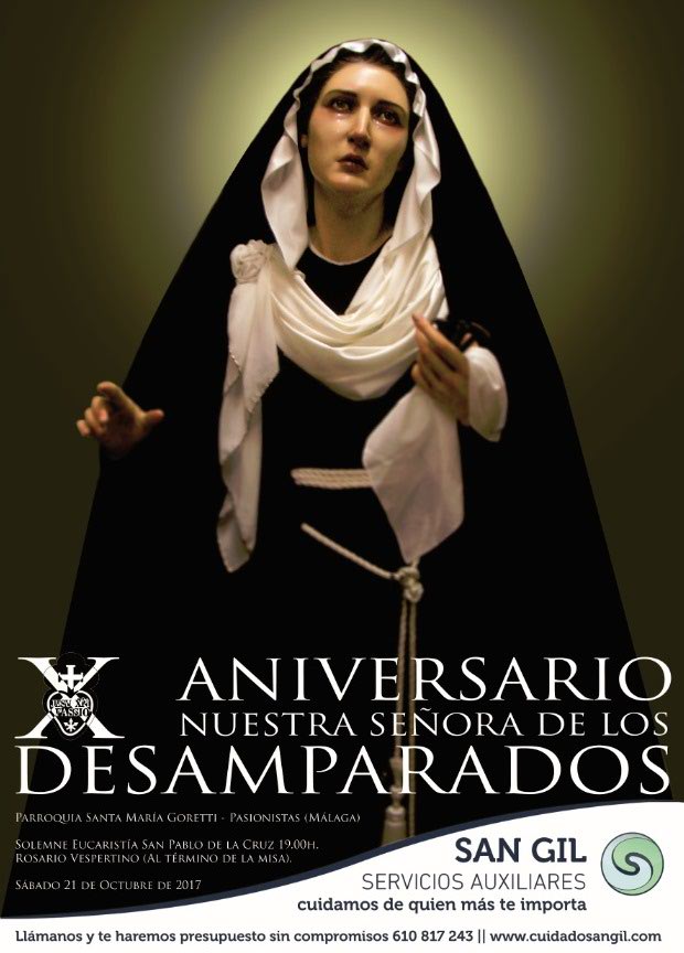 GPDesamparados's tweet photo. 📣Se van acercando los días... Xaniversario #Desamparados #Gorertti #CofradíasMLG https://t.co/EcMylt0Wub