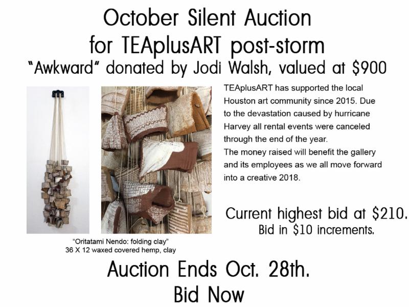 TEAplusART's tweet photo. Silent Auction for TEAplusART post-storm, bid on artwork by Jodi Walsh &amp; keep us going. https://t.co/bNgKywzi6H https://t.co/OshlAXjgwM