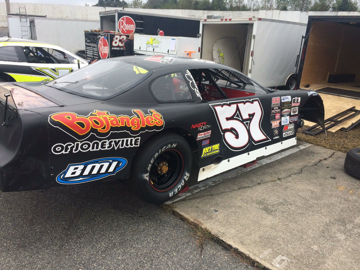 Winner at Ace and East Carolina Andrew Durham in the pits at Tri-County #602_tour