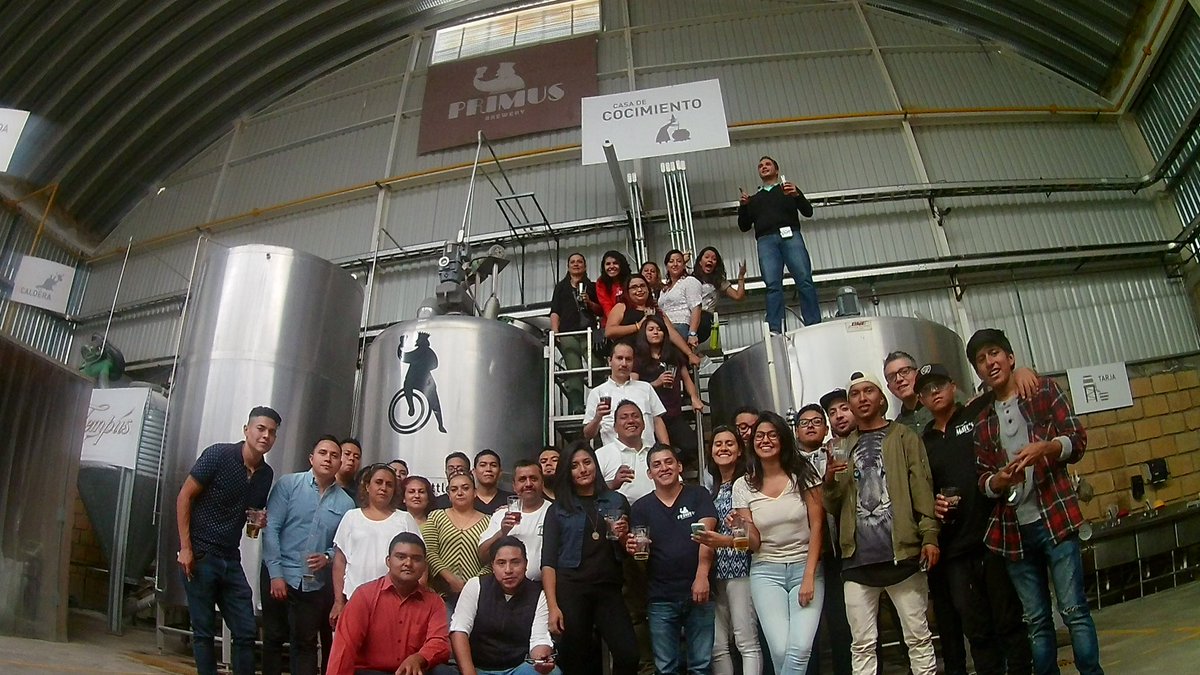 PrimusCervecera's tweet photo. ¡Seguimos creciendo! Cada vez somos más haciendo de la cerveza una experiencia extraordinaria #EquipoPrimus https://t.co/lIBa69TQIv