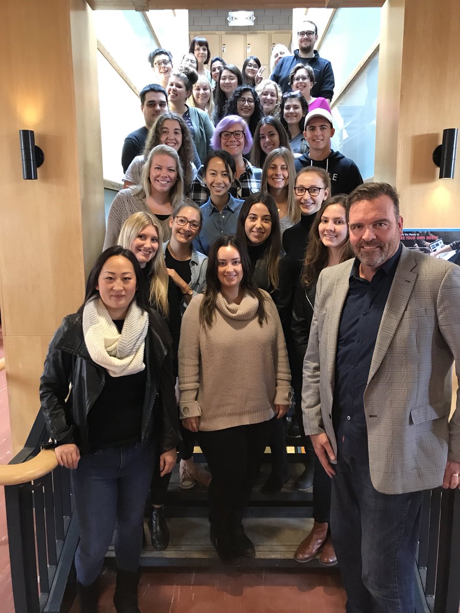 roncaughlin's tweet photo. Awesome guest speaker today at #Humber #Fund5005 Thanks Jennie Kim #SickKidsVS https://t.co/ziPG660Bgt