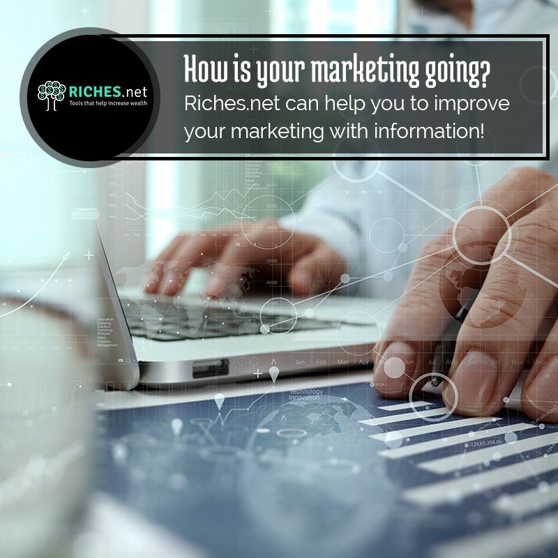RichesNet's tweet image. How is your #marketing going? Riches.net can help you to improve your marketing with information! riches.net/forum/34-marke…