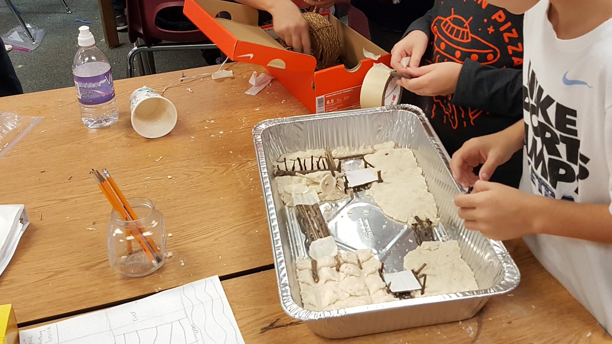 JKircher007's tweet photo. 6th Grade Social Studies students designing their own irrigation systems! Critical thinking and problem solving! #KVlearning https://t.co/EJdx5qu4MY
