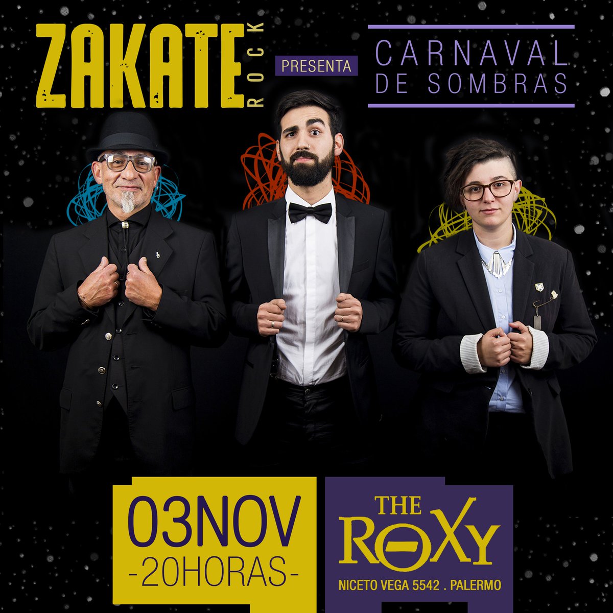 zakaterock's tweet photo. Viernes 3/11 en @TheRoxyArg Venís?😎🤘
Pedinos tu entrada!💣

#zakate #rock #Viernes #carnavaldesombras #Musica #musicaemergente #BuenViernes https://t.co/83mgxjqNRB