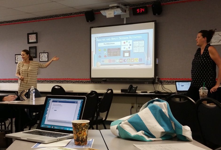 MicheleWagg's tweet photo. Sharing our #FlippedLearning model for #gatecertification with the @TCG8Council today with @JessieAGreen #pvshares #mesamoments https://t.co/NMdwLX5M5K