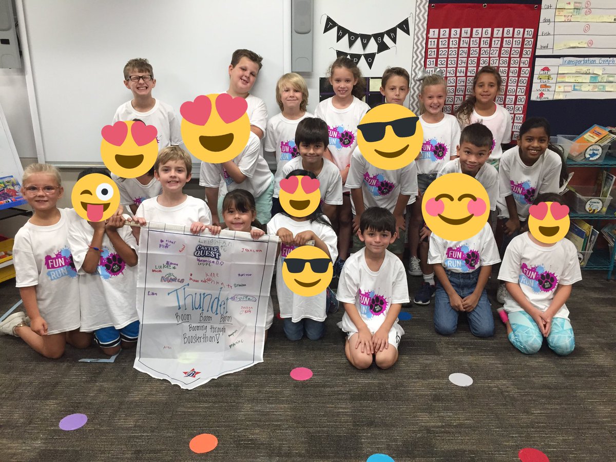 Boosterthon Fun run! #mjejags  #mje2ndgrade