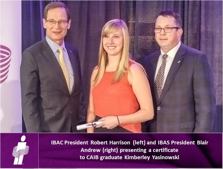 IBACanada's tweet photo. Remise de certificat pour le programme du « CAAC » à Kimberley Yasinowski  à #IBAScon2017. En savoir plus: https://t.co/X7cWFH5Nhu https://t.co/XnXjx7WM7y