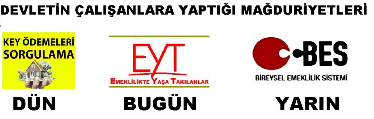 @eytcm69 @Eyt_sinasi_alan @alp_kavaklioglu @AYARHikmet @farukcaturoglu @jsarieroglu @naci_agbal @RT_Erdogan @Akparti @arzuerdemDB #CSGBDaimaYanınızda 'EMEKLİLİK KAZANILMIŞ HAK DEĞİL BEKLENEN HAK DEDİN' #EYT MAĞDUR ETTİN.YARIN BES İÇİN DEMİYECEĞİN NE MALUM.
GÜVEN KALMADI