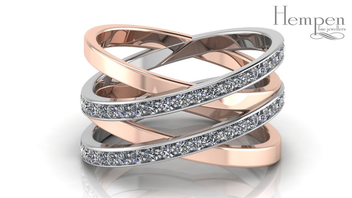 HempenJeweller's tweet photo. A fun 2-toned ring!
#ring #gold #whitegold #rosegold #diamonds #crossoverring #modern #custom #3d #jewellery #newmarket #hempenjewellers https://t.co/tBLUNFUwfD