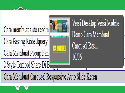 gbyuk2017's tweet image. Cara membuat Recent Post Tooltip Berdasarkan Label Di Blogspot
Link > goo.gl/xvKySX
#tutorialblogger #tutorial #blogger #blogspot