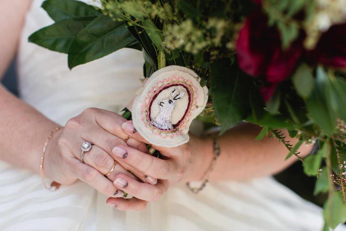 TheBlossomsLA's tweet photo. We love Ashley's custom bouquet accent by CAMPCAPE! https://t.co/EJdhdbJ7QT via @Etsy https://t.co/DcbhyYrVm5