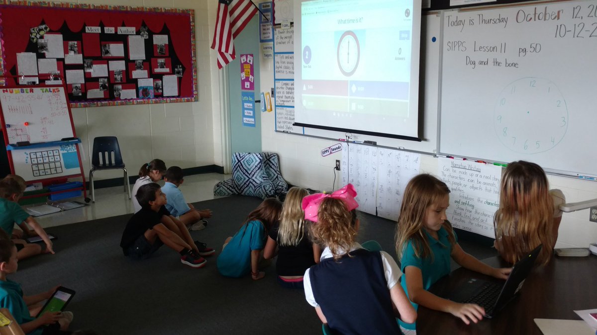 randal_preston's tweet photo. Engaged and collaborating as they do a kahoot on time #kahoot #IRESthebest #technology #613strong https://t.co/Yv7Pa1szYv