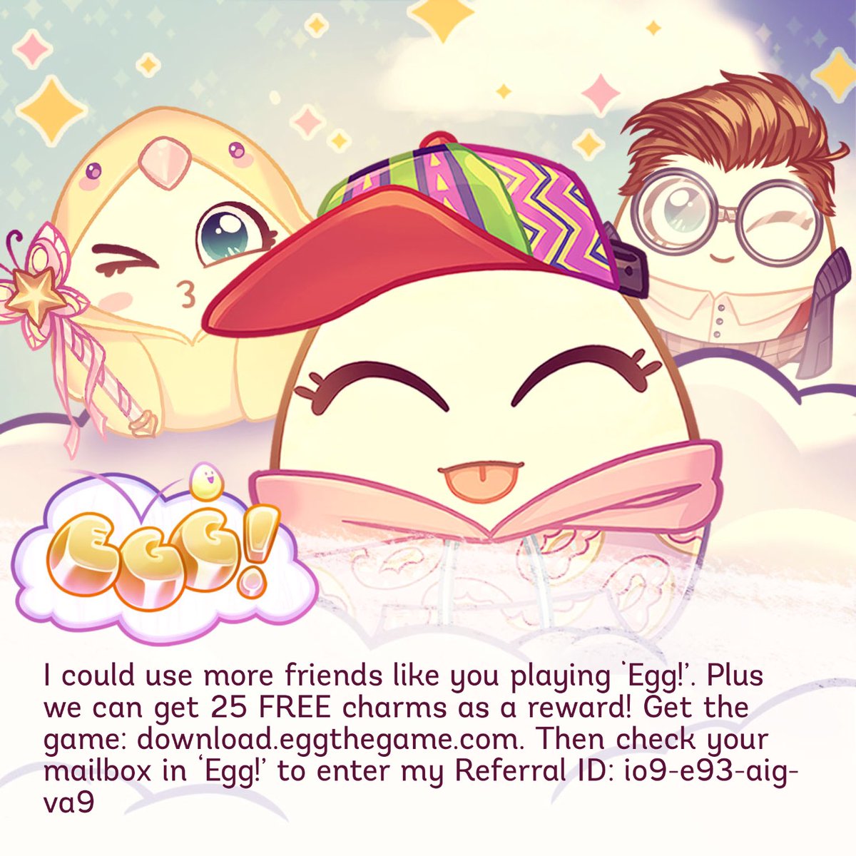 MaccaRC2003's tweet photo. https://t.co/GxKnXxjQHm
Get FREE charms in 'Egg!' using Referral ID: io9-e93-aig-va9 https://t.co/wRiKeSNZfF