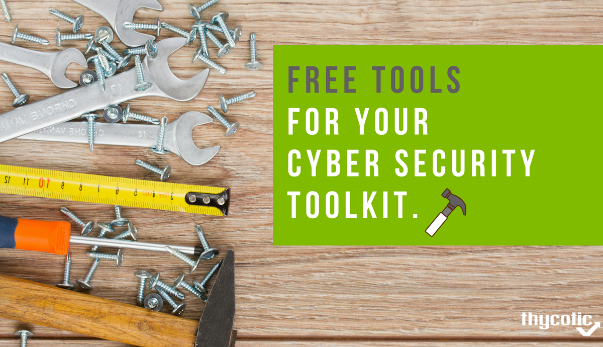 Thycotic's tweet photo. Which of these free #cybersecurity tools are you adding to your toolkit this #NCSAM? https://t.co/2BSYqd2Ivu https://t.co/u61Ch8dOgI