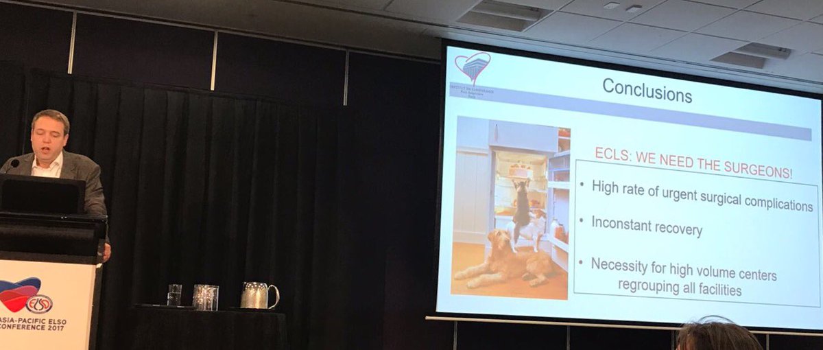 Nicolas Brechot #ecmo - we need the surgeons! #apelsoMCS #apelso2017