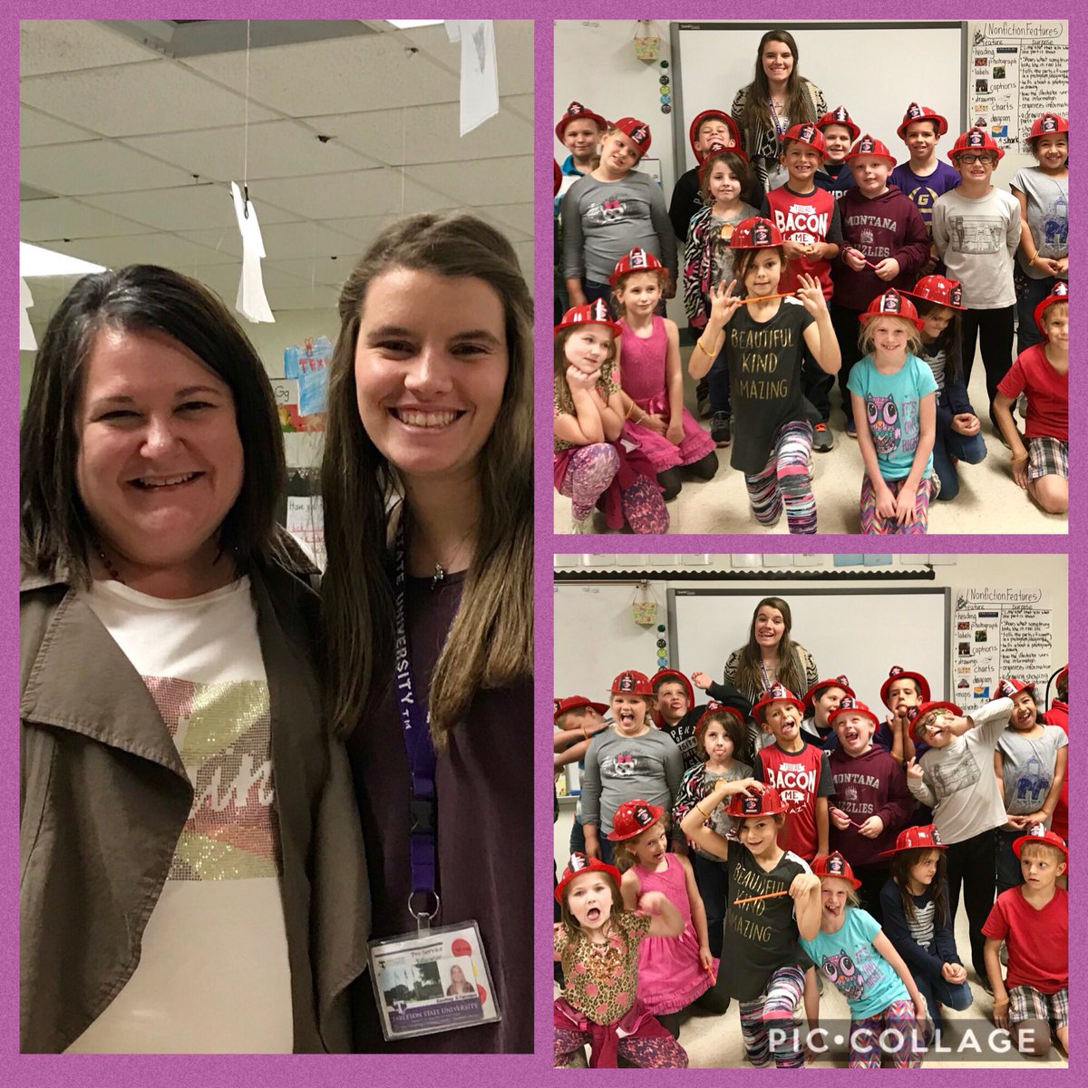 Thank you, Miss Fahnders, for a fun 8 weeks of teaching! #projectinggreatness #weloveAES #TSU #clinicalteaching @MissFahnders