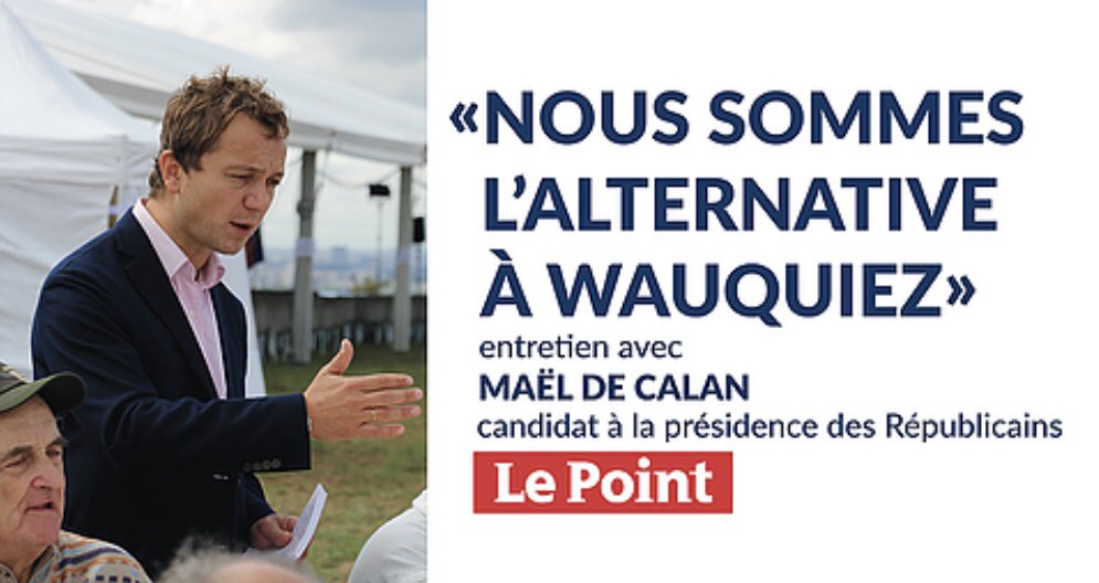 MaeldeCalan's tweet photo. Comment la droite peut-elle être utile &amp; revenir au pouvoir ? 
Retrouvez mon interview au Point ➡️ https://t.co/jLfm2UJDnC https://t.co/zSUm0q1SRS