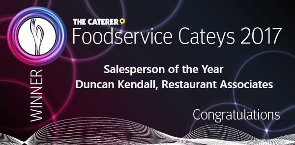 Caterertweets's tweet photo. Congrats @DuncanKendall01, @RA_Food - Salesperson of the Year #FSCateys https://t.co/nVu84pQ7Mm