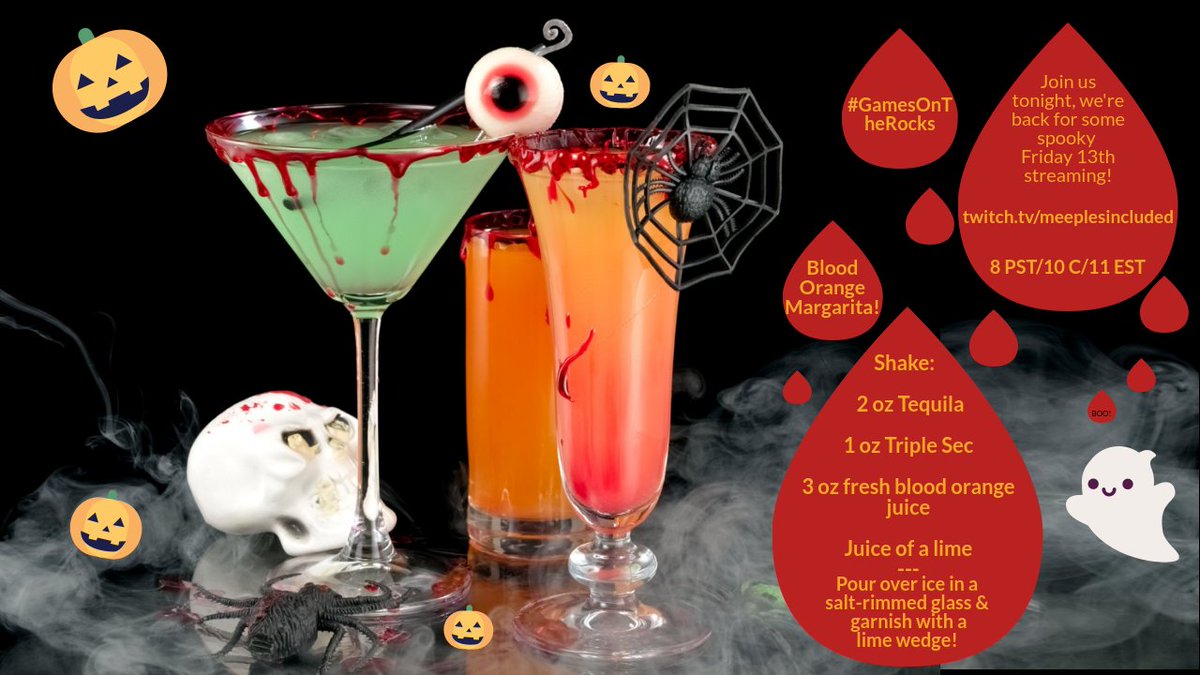 MeeplesIncluded's tweet photo. It's been a while. Let's get spoopy. Join us tonight for a reunion of awesome. https://t.co/t1cSu98gdx #GamesOnTheRocks https://t.co/BEMDqIZ5Tm