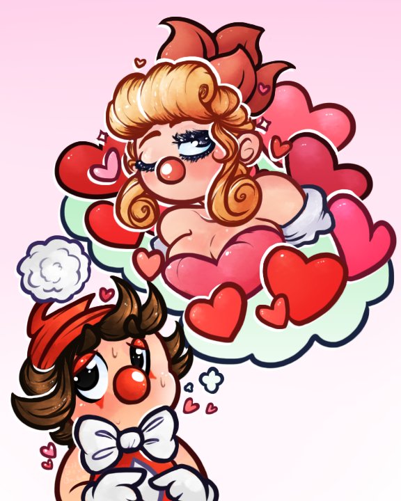 UncleCucky's tweet photo. I really liked the sketch so I hadda finish it ;w; #clowns #crazychase #kidklown #art https://t.co/uvqbqURQgl