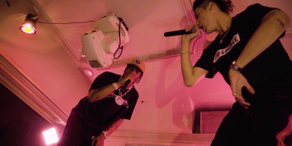 Image result for Kris and Travis Scott perform 'Deserve' for the first time at a club in New York City