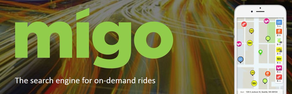 seattledot's tweet photo. . @GetMigo is a free search engine to help you find the best way from A to B. #newmobilityplayer https://t.co/1V3Zop3Hso https://t.co/bw3wgEcJ8Z