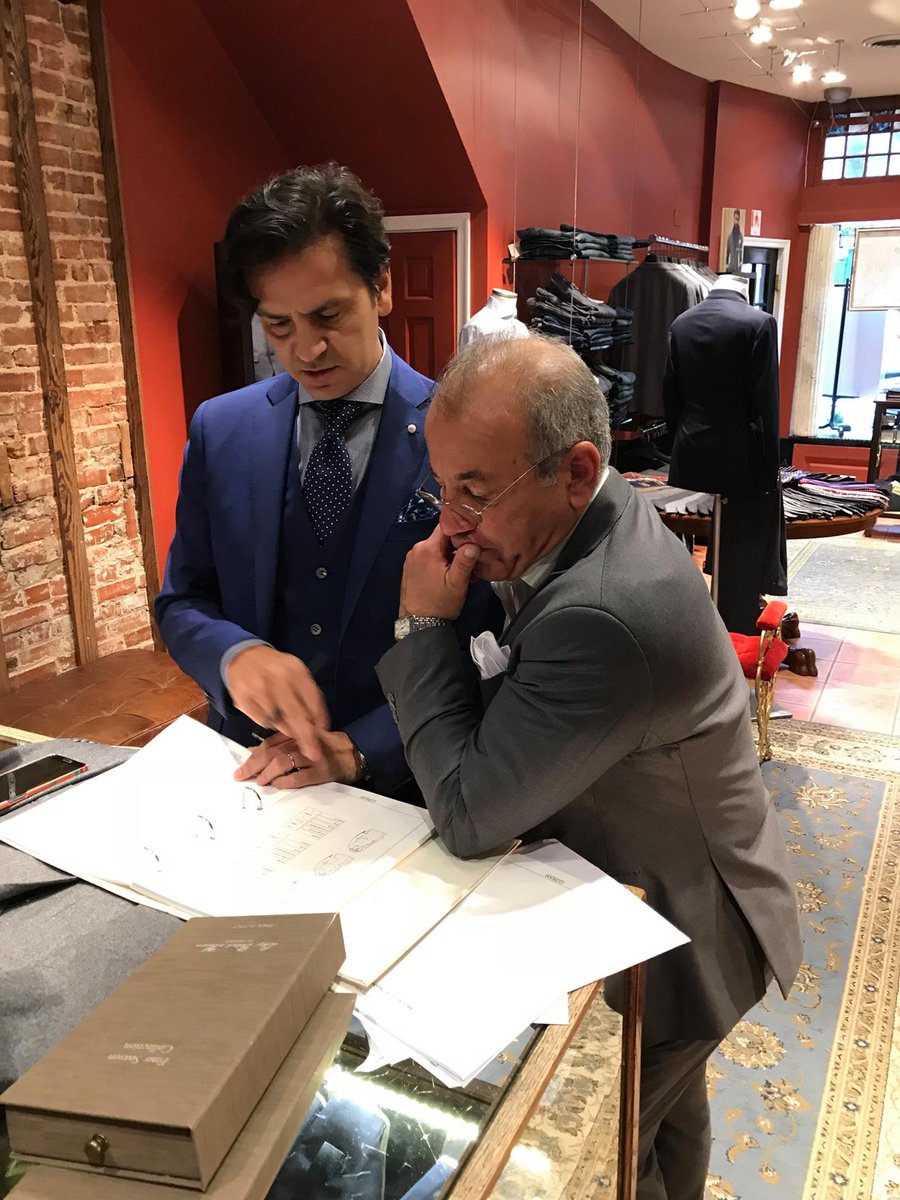 DashsofOldTown's tweet photo. Our Custom menswear Trunk Show has Begun!
Come in and get fitted w/ special guest Andrea Benidini of #LuigiBianchi

https://t.co/Z1bzUeHxbI https://t.co/8ywsKNQq1l