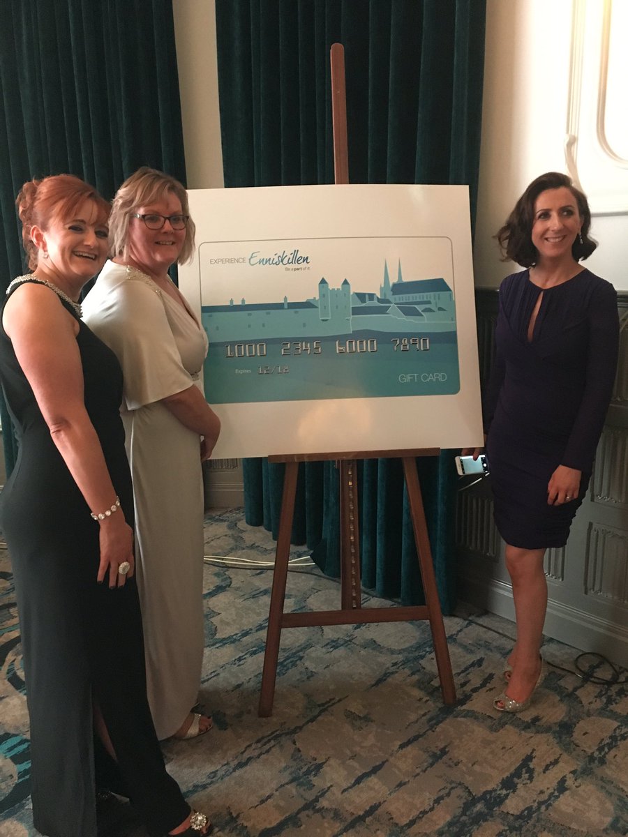 enniskillenBID's tweet photo. Launching the Enniskillen gift Card tonight #fermanaghheraldawards @micnx https://t.co/nnx39XsFGX