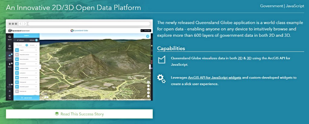Browse &amp; explore over 600 layers of government data in 2D &amp; 3D using the Queensland Globe app. #Esri #ArcGIS #EsriJS
p.ctx.ly/r/5qgk