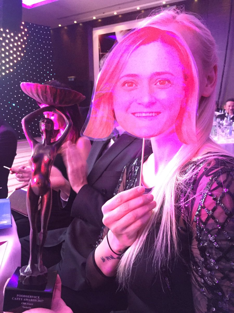 VacherinLondon's tweet photo. So thrilled to have won the#FSCateys #CSR award @ZoeBronwen wish you were here to celebrate your win https://t.co/x2Q9uRD4QW