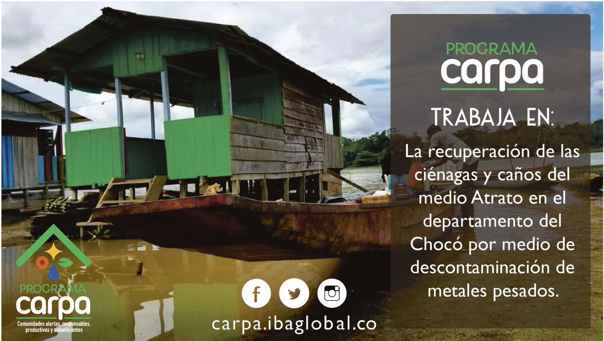 programacarpa's tweet photo. #ProgramaCarpa trabaja para la recuperación del impacto negativo del departamento del Chocó. ➡Aquí te contamos un poco... #Mitasava https://t.co/CO9ISeZIYD