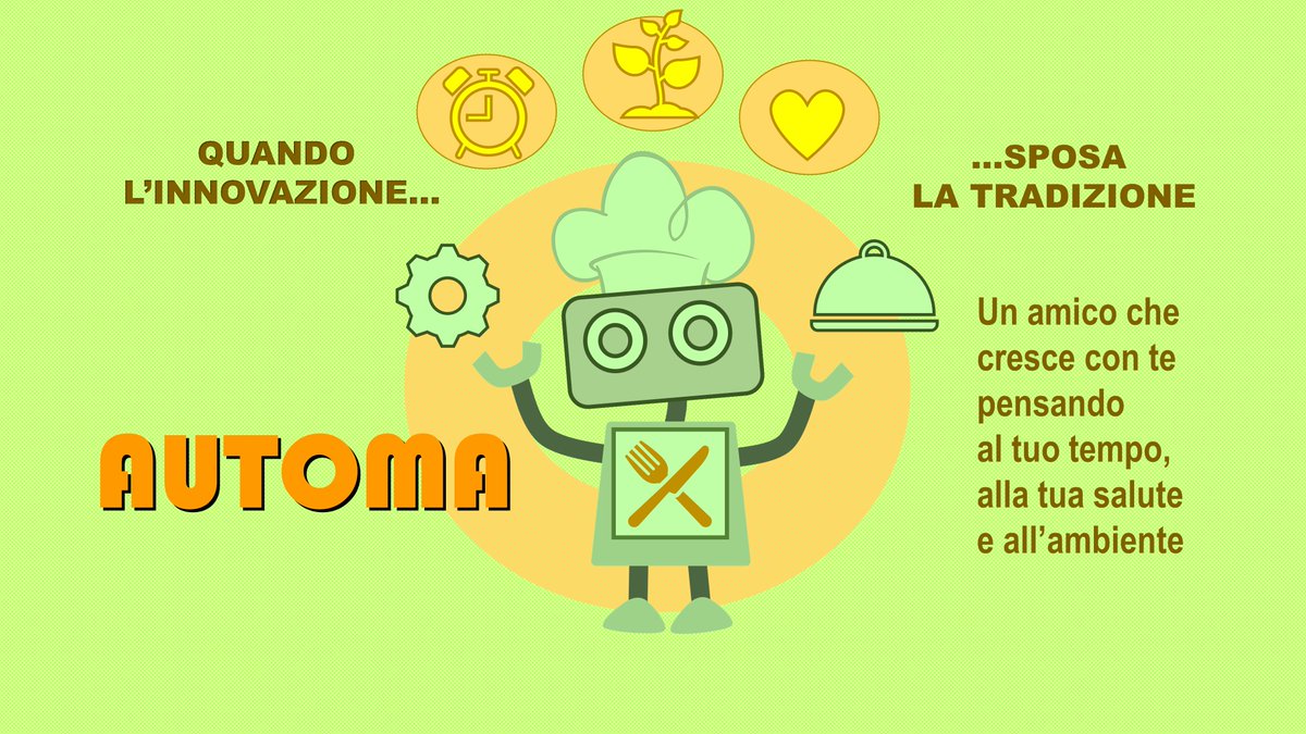 press552's tweet photo. @StartCupFvg  non sai cucinare. Automa è un amico fidato che prepara,e pensa alle tue esigenze, è il massimo della tecnologia a servizio https://t.co/ieib9LPptC