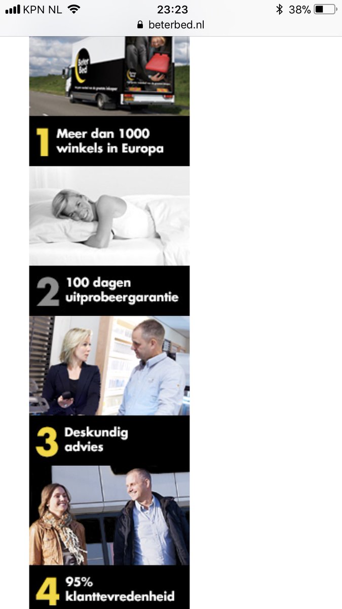 daffel's tweet photo. 100 dagen omruil garantie. 95% klanttevredenheid. De overige 5% baalt omdat de omruilgarantie je 60 euro kost?! @beterbed https://t.co/3AEsN3lE3x