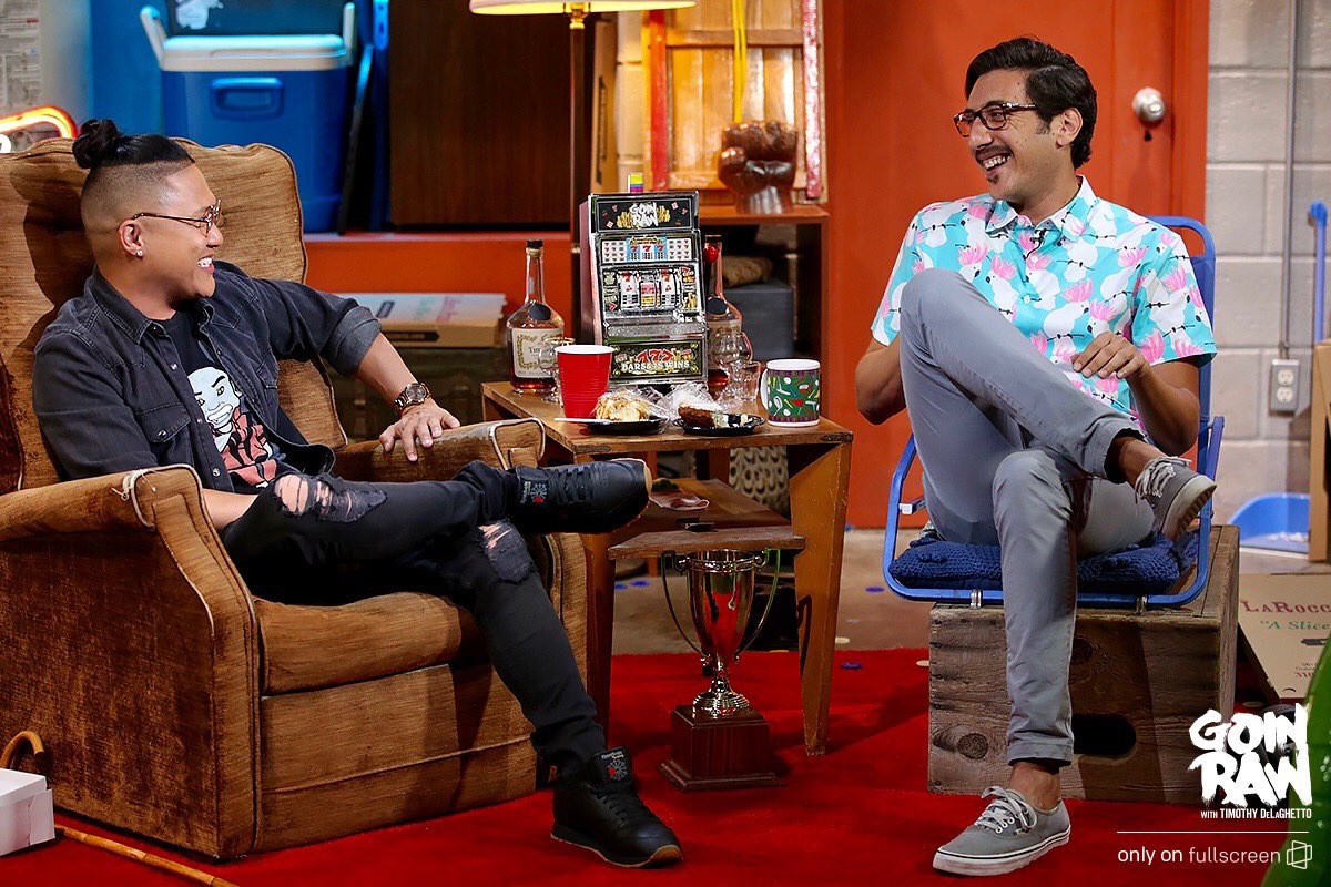 TimothyDeLaG's tweet photo. WTF are me and @kassemg doing here!?
Find out on this week's #GoinRaw!
(You can watch 2 eps for free right now! https://t.co/fBQ2NkQvdc) https://t.co/CPgYYG7Gpt