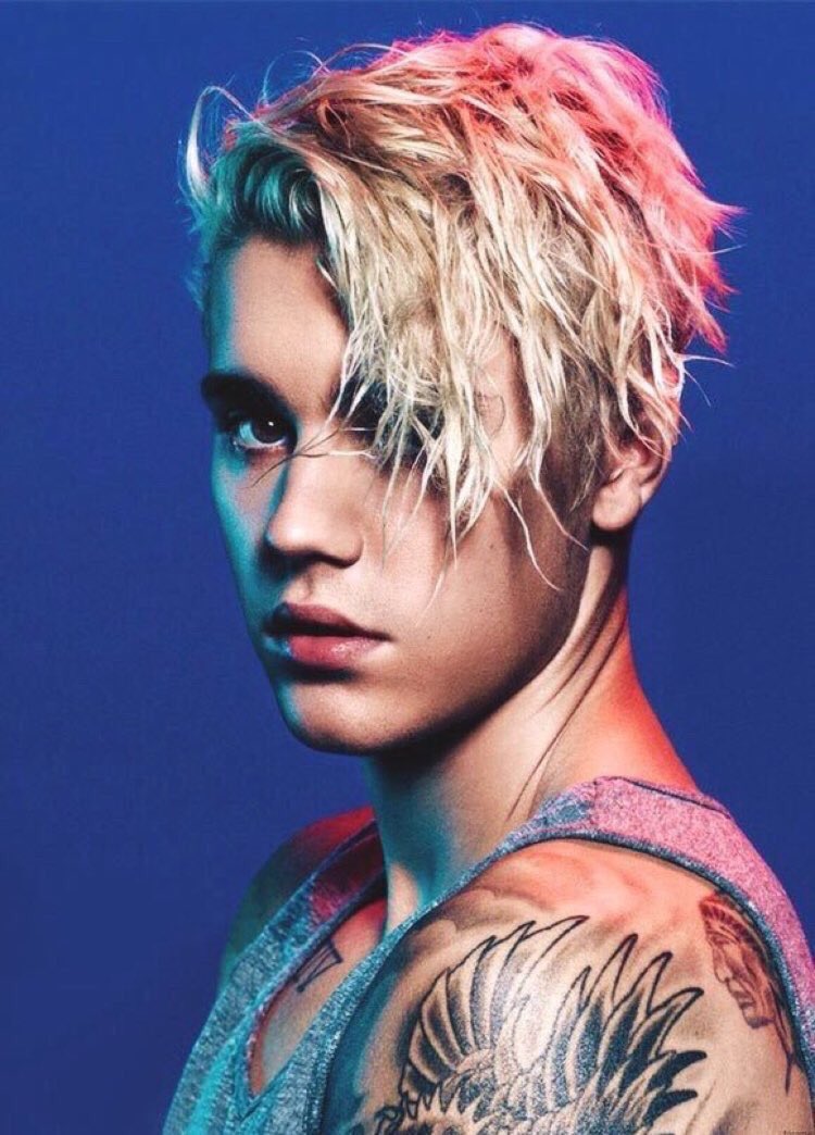 True blue. — Blonde ambition.