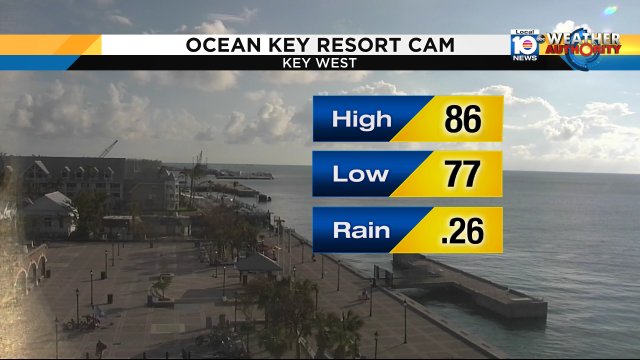 Friday the 13th brought some rain to Key West earlier.  It's drier weather for the evening! https://t.co/iV5WC3QRWB