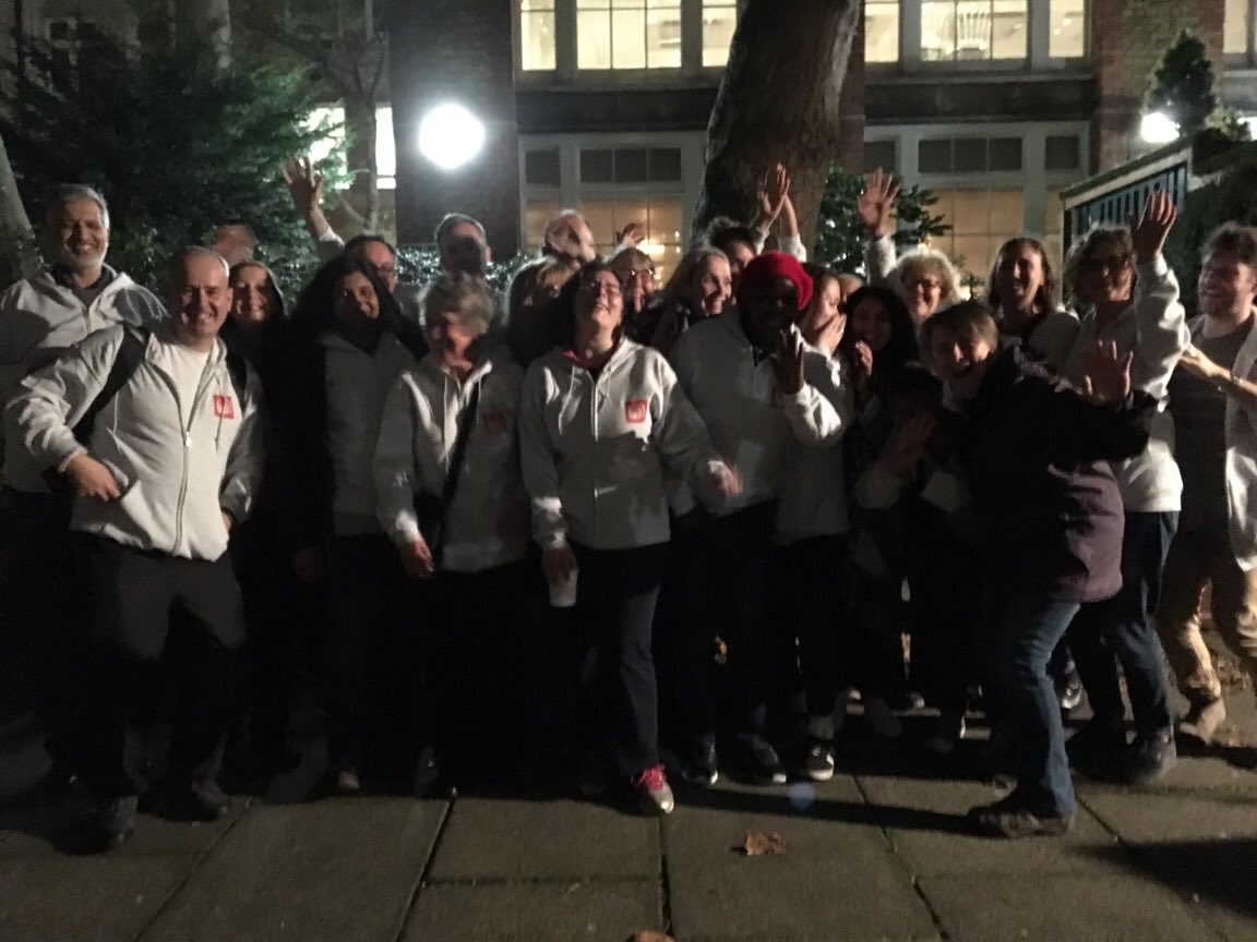 StJPiccadilly's tweet photo. Team #sleepout at St James’s. There’s still time to sponsor them before you curl up in bed! j https://t.co/9j7YKlhKbj
