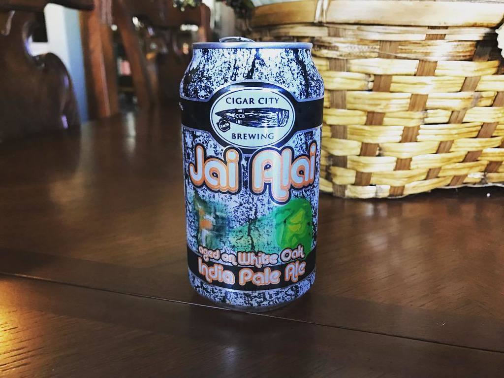 Bourbonrcom's tweet photo. Cigar City Jai Alai Fargo in white oak. One of my favorites. Always glad to see it again #beer #cigarcity #jailife https://t.co/kAVbJ4E6Q6
