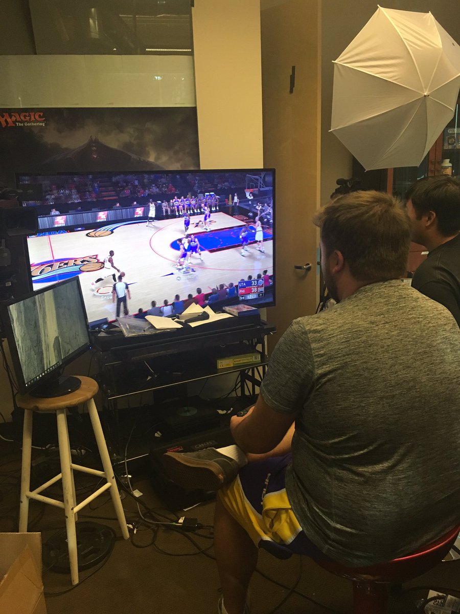 OombaUltimate's tweet photo. 2K Friday's here at the office. The competitiveness is real! #UltimatePlay @Oomba @NBA2K https://t.co/EY1Ubonp8p