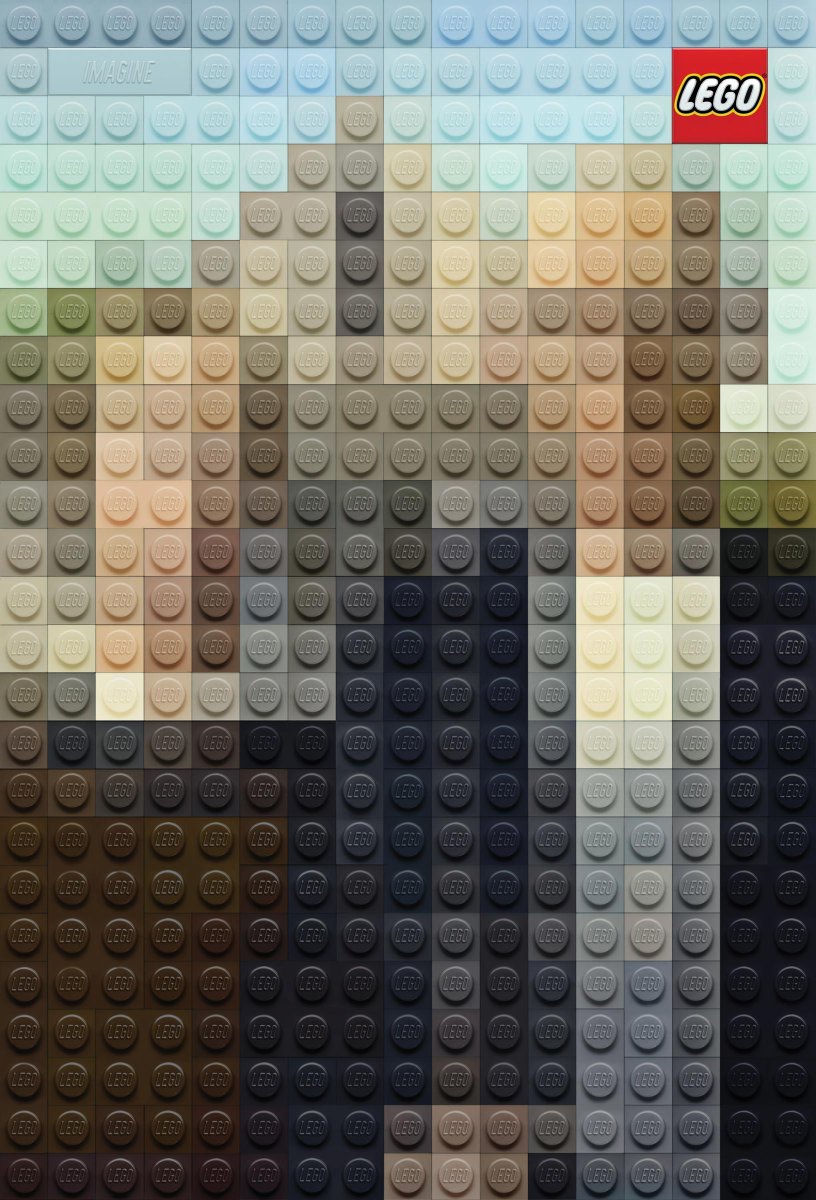 artinstitutechi's tweet photo. Squint and you can’t miss it. Do you see the iconic painting depicted in this @LEGO_Group homage? https://t.co/UefLIbqpIR