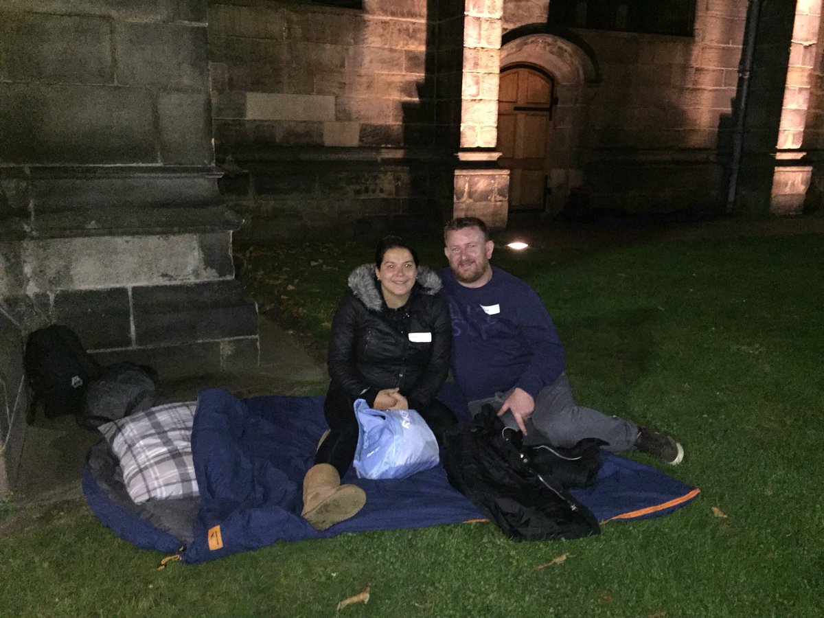 archerproject's tweet photo. Settling down for the night #ACEsleepout4CAP https://t.co/xE7lmqVcKD