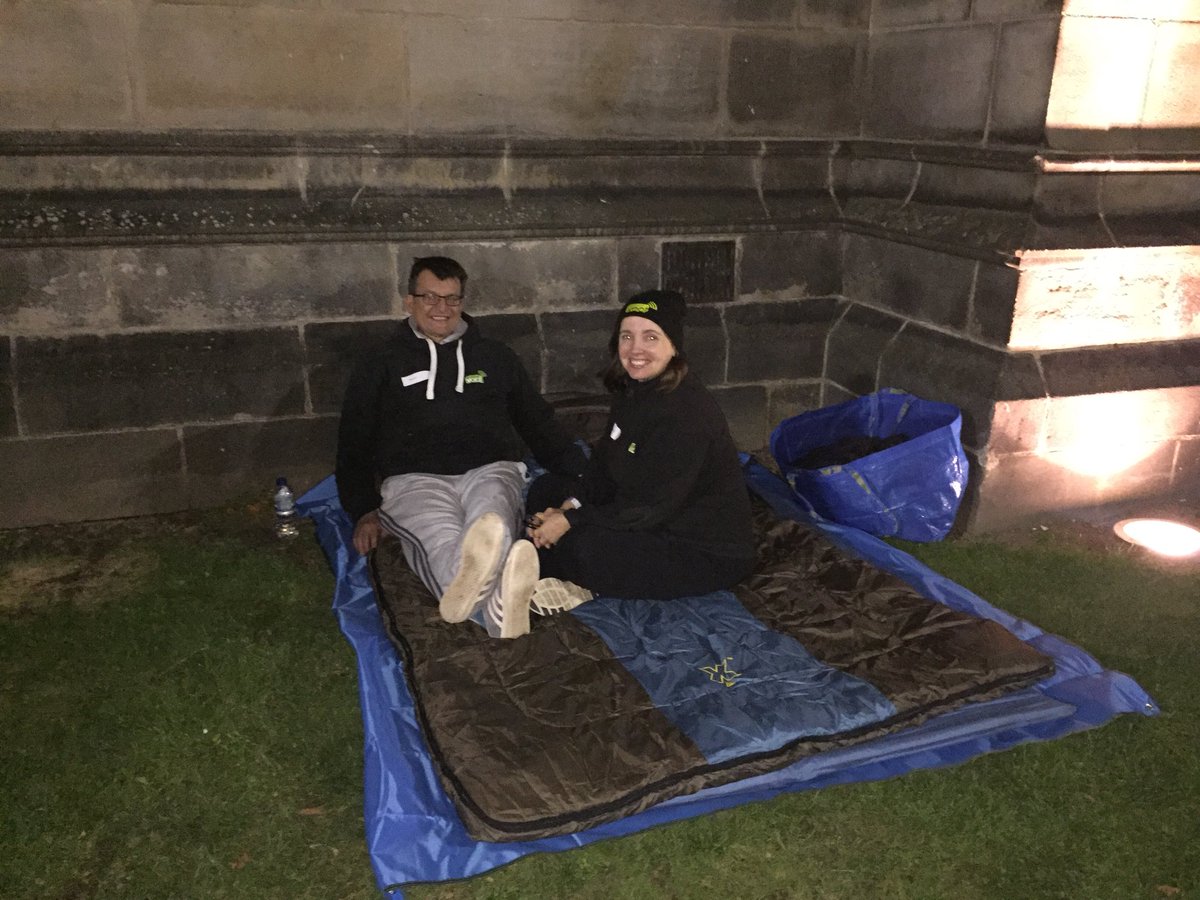 archerproject's tweet photo. Settling down for the night #ACEsleepout4CAP https://t.co/xE7lmqVcKD