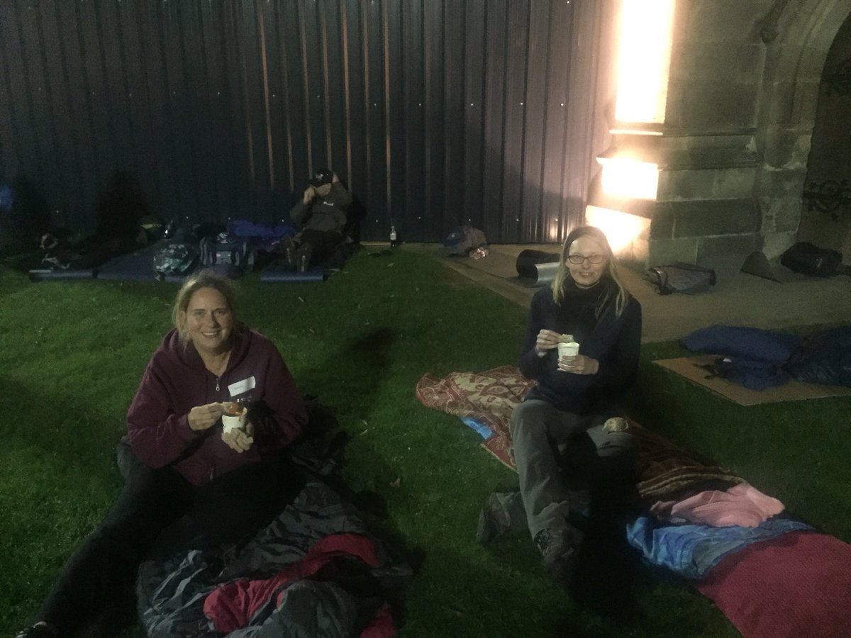 archerproject's tweet photo. Settling down for the night #ACEsleepout4CAP https://t.co/xE7lmqVcKD