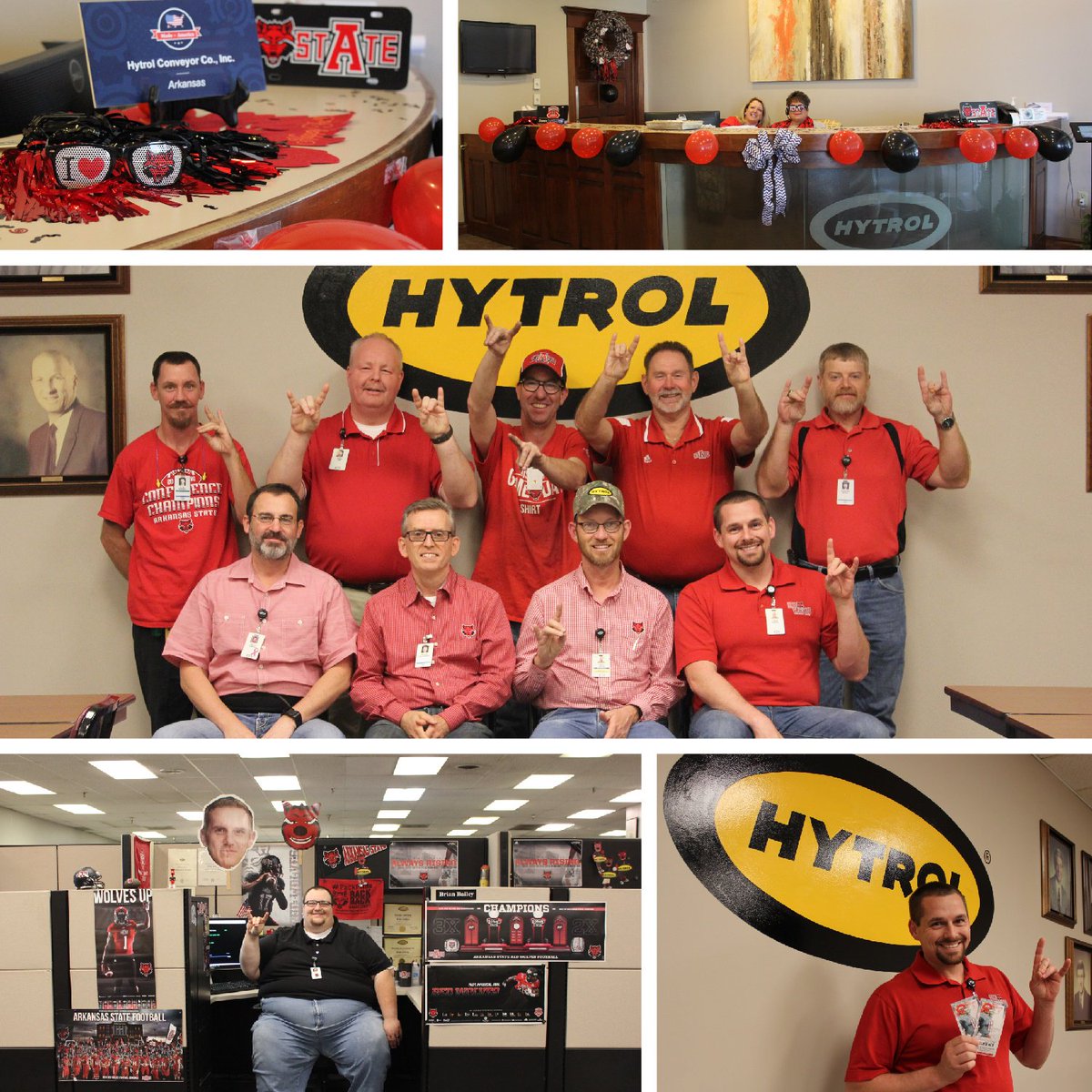 hytrol's tweet photo. It was another great #PackPriday here at Hytrol! #HytrolHowls #FaithFamilyFun #BuildingAMonster https://t.co/b3PAQiRAnl