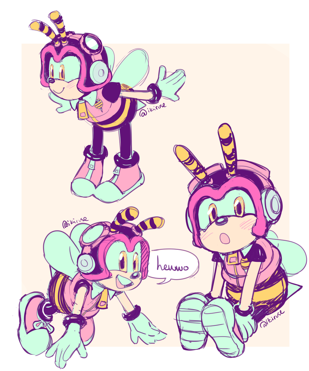 ikiruse's tweet photo. charmy a bee https://t.co/kbic857U1t