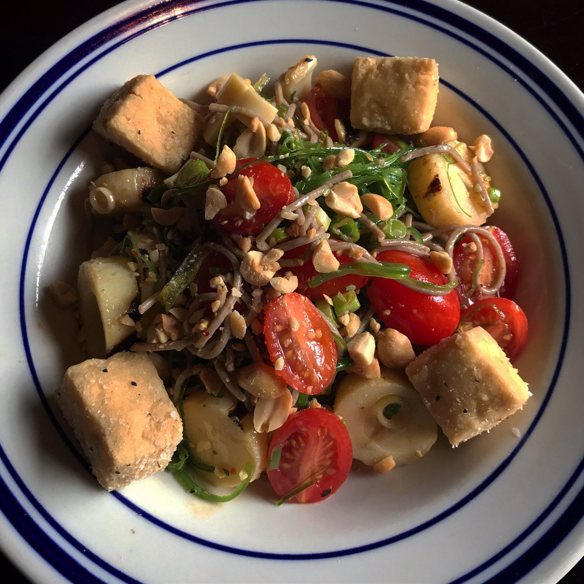 RoyalTavern's tweet photo. We've reimagined the Soba Salad stop by and let us know what you think!!! #philly #phillyeats #vegan #veganphilly #veganeats #soba https://t.co/sGLaQjYI0e
