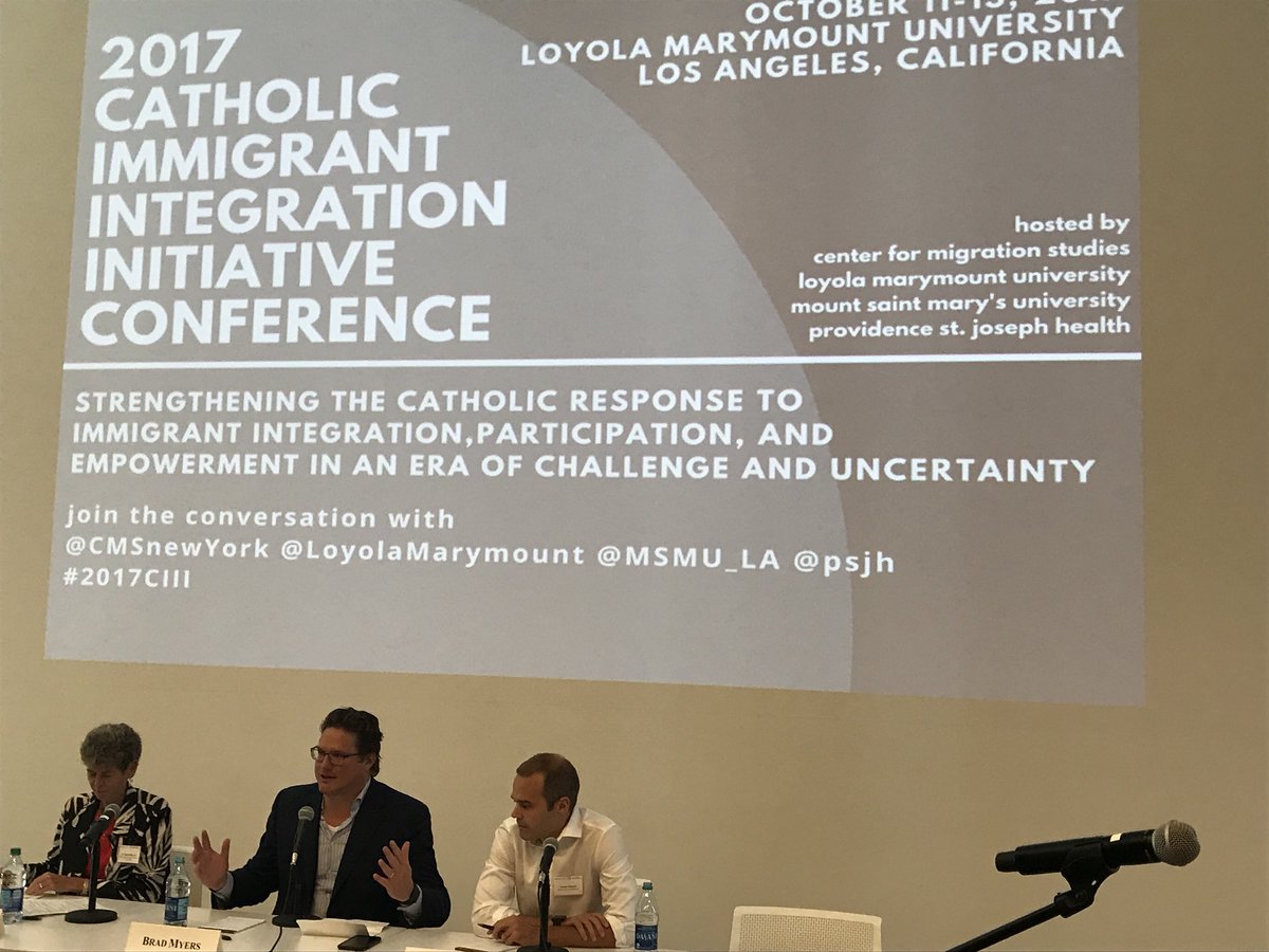 KaraLemma's tweet photo. Brad Myers sharing wisdom at Catholic Immigrant Integration Init. Conf! @SisterBrad  @loyolamarymount @CMSnewyork @msmu_la @psjh #2017CIII https://t.co/IDweQD0B72