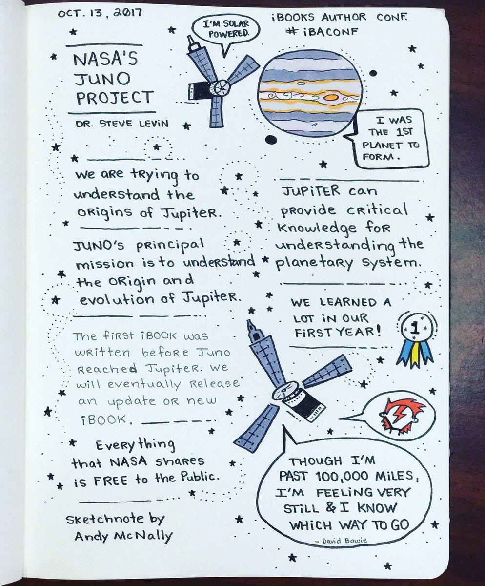 NASA’s Juno Project -  Sketchnotes from the iBooks Author Conf #ibaconf #sketchnotes #ibooks #NASA #juno #Jupiter <a href="/iBAConference/">iBooks Author Conf </a> <a href="/NASAJuno/">NASA's Juno Mission</a>