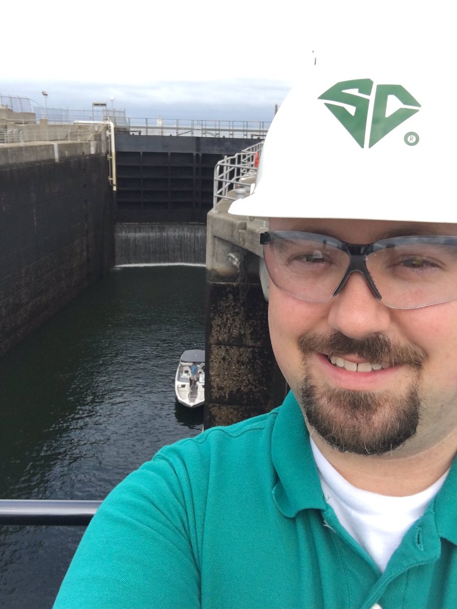 Very cool experience touring Cooper River lock today. 1930s engineering marvel still going strong!