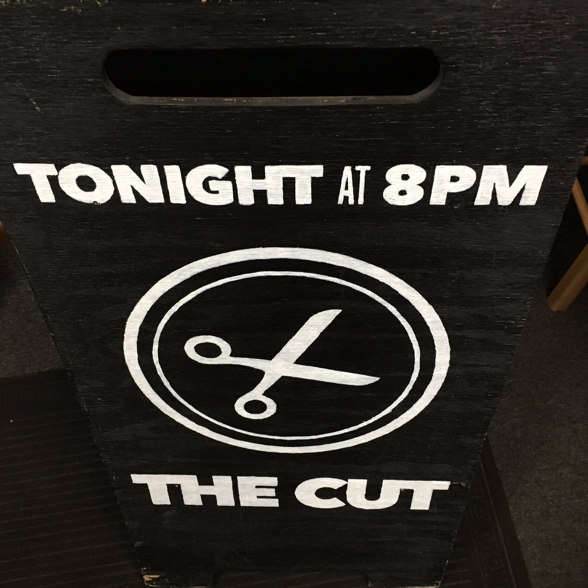 AtlasImprov's tweet image. Which improvised elimination-style reality show will Simon Baker('s cutout) watch? MADISON'S ONLY ONE, THE CUT, BEGINS TONIGHT!